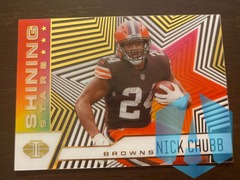 2021 Illusions #SS-5 Nick Chubb SHINING STARS Acetate